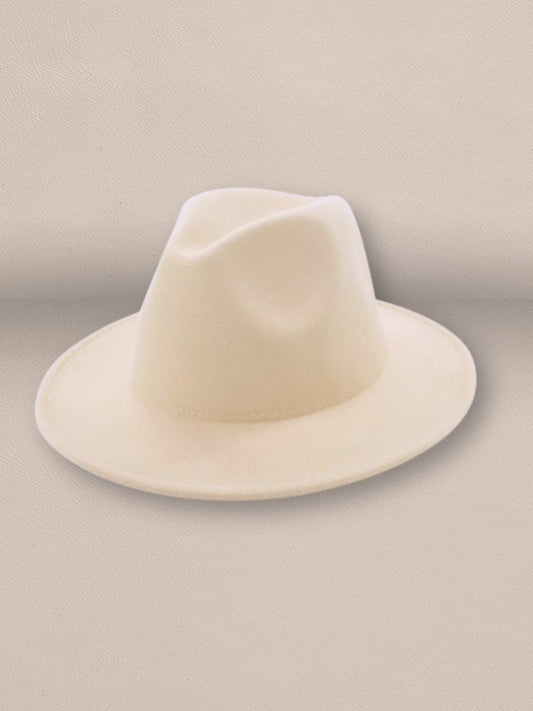 Retro Flat Fedora Hat