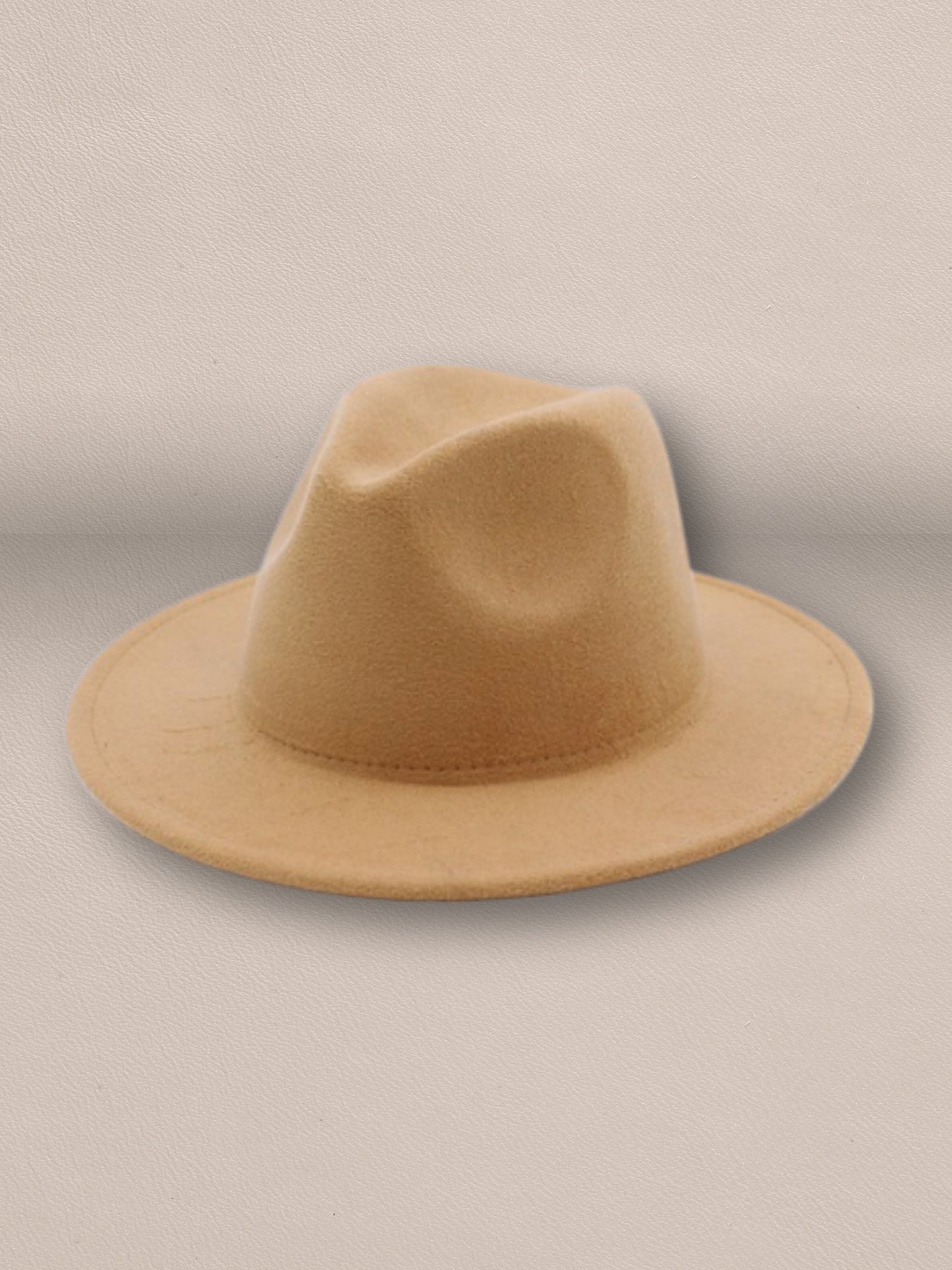 Retro Flat Fedora Hat