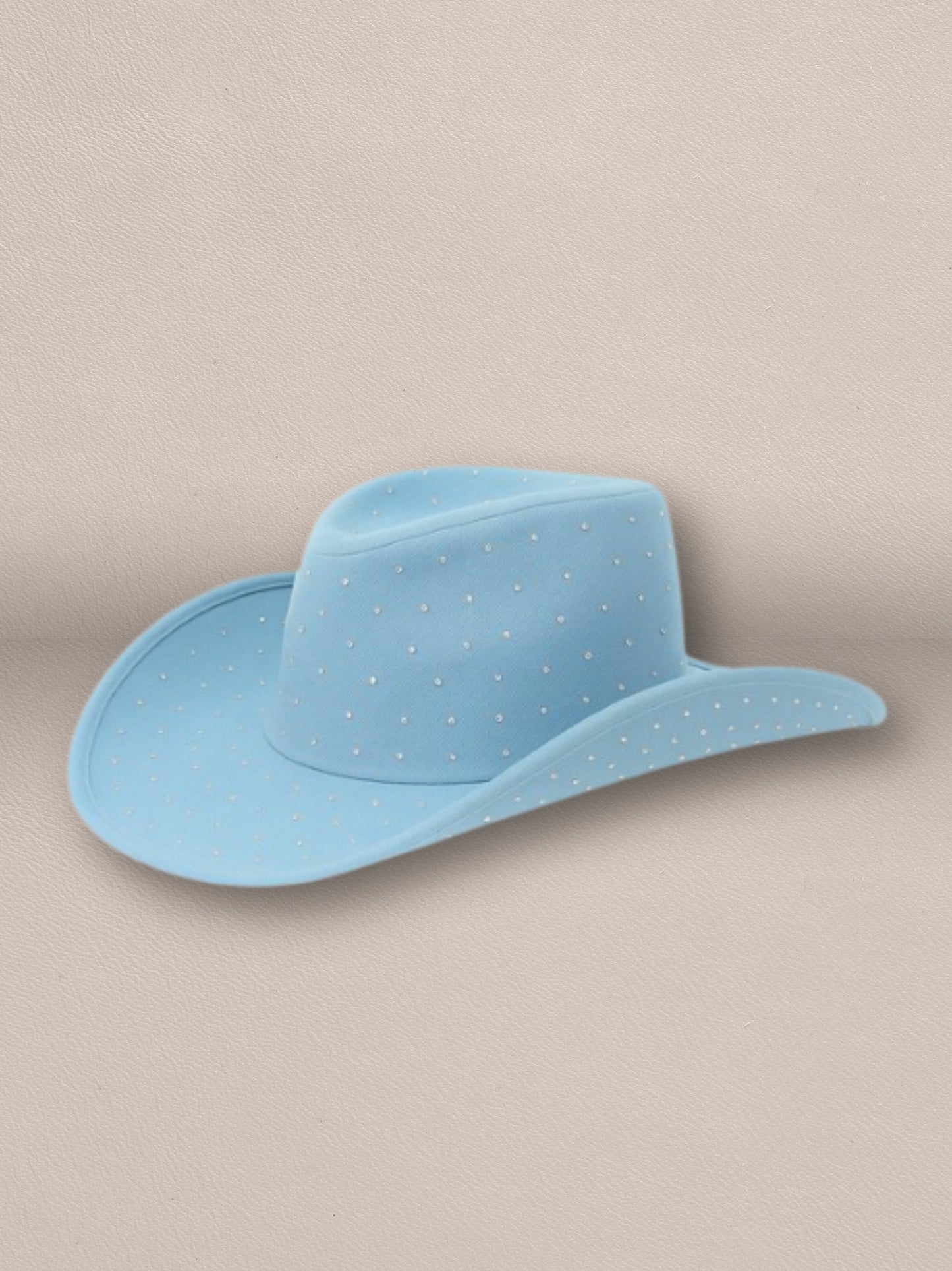 Rhinestone Denim Cowboy Hat