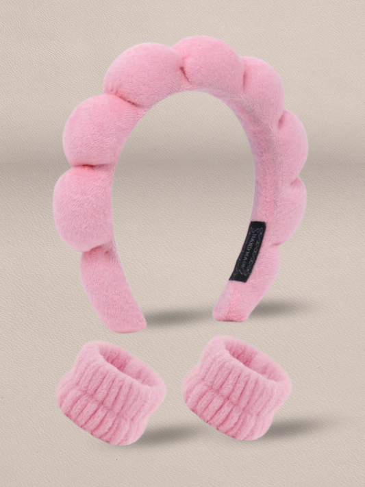 Plush Headband and Scrunchie Set