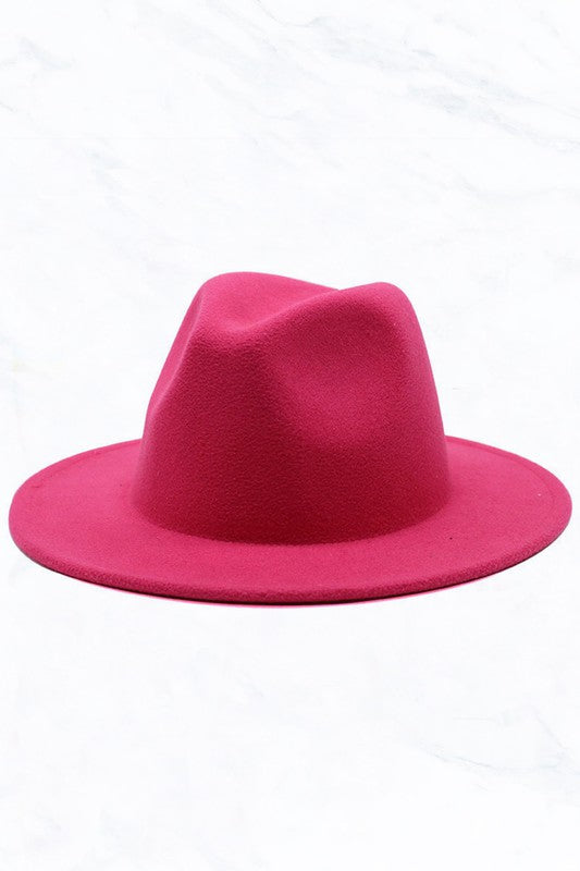 Retro Flat Fedora Hat