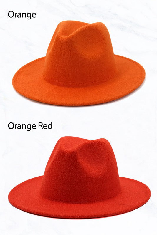 Retro Flat Fedora Hat