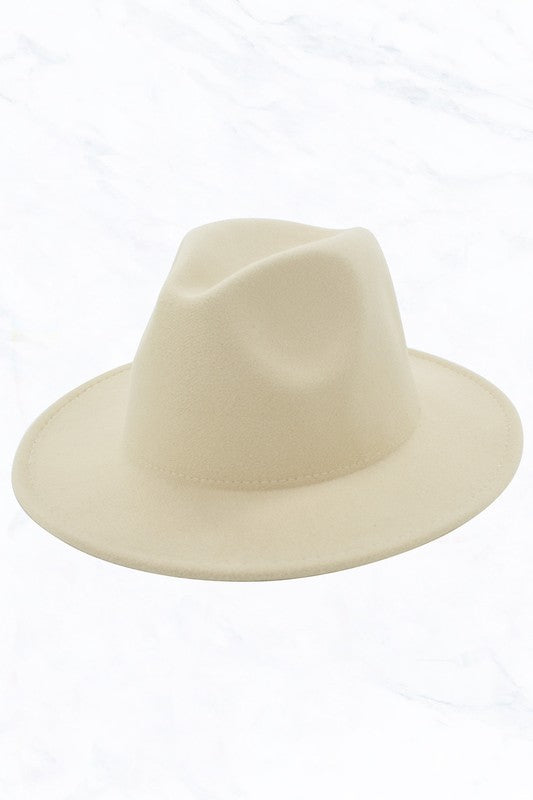 Retro Flat Fedora Hat