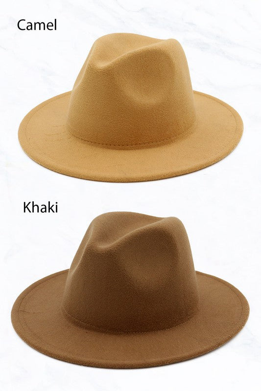 Retro Flat Fedora Hat