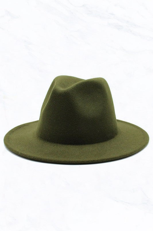 Retro Flat Fedora Hat