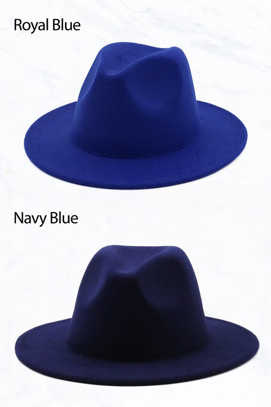 Retro Flat Fedora Hat