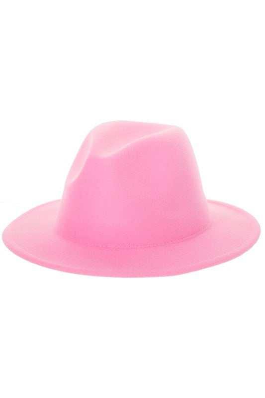 Retro Flat Fedora Hat