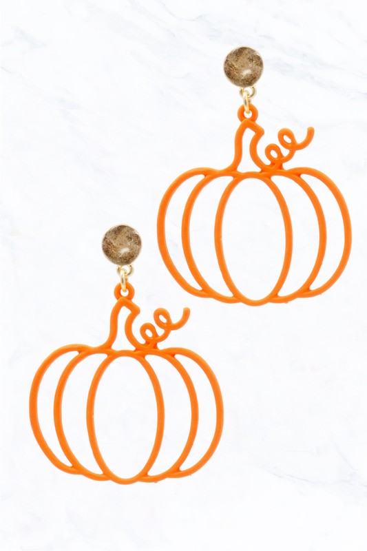 Pumpkin Earrings