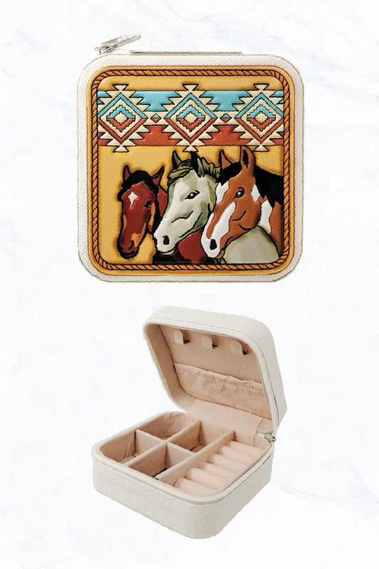 Themed Jewelry Boxes - Variety of Designs for Gift & Storage - Horse, Cowgirl, Christmas & More