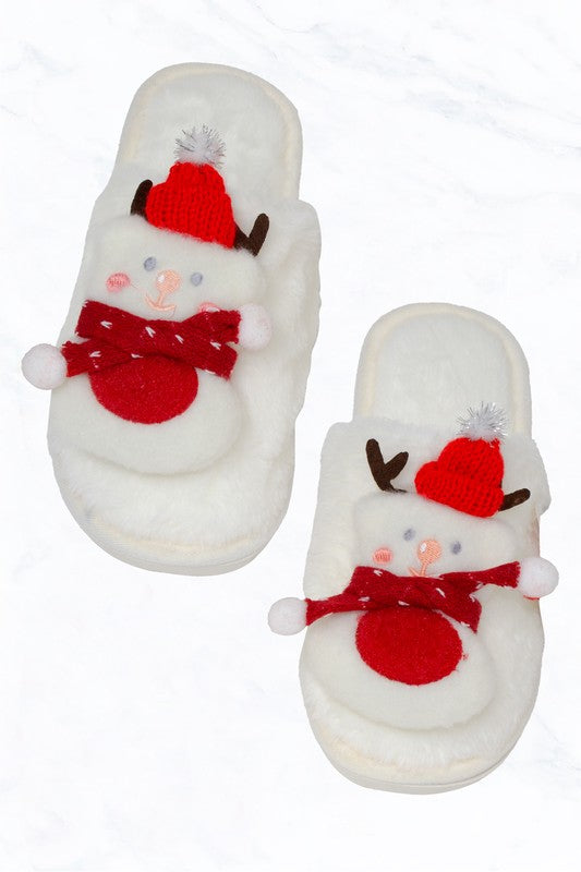 Snowman Slippers