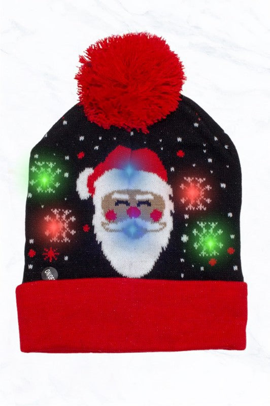 Holiday Pom-Pom Beanie